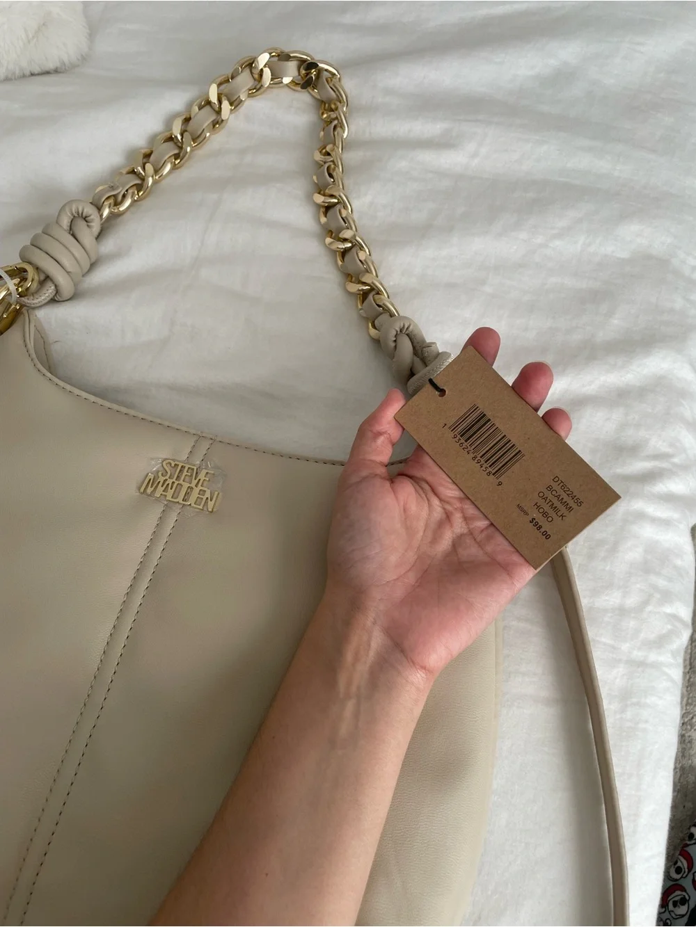 Steve Madden Bcammi Oatmilk Hobo